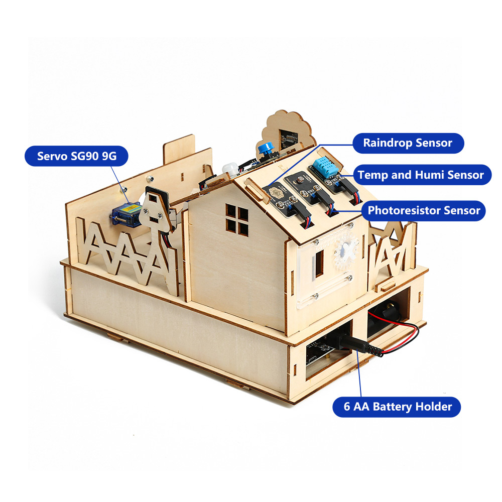ACEBOTT DIY Smart Home Kit for - Smart Home Arduino Project recension och pris