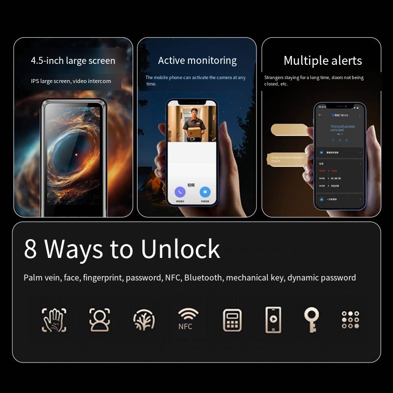 YN S11M Smart Home Digital Ele - Wifi Doorbell Camera recension och pris