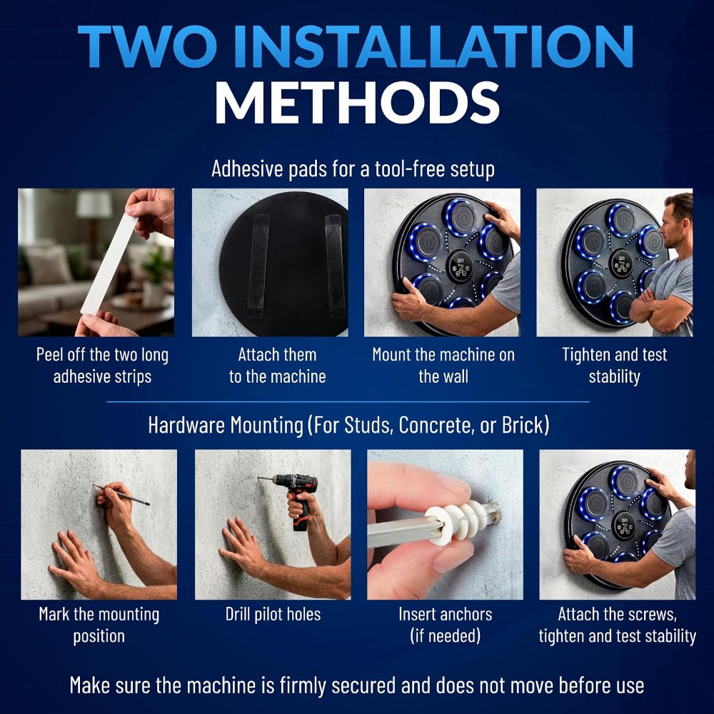 Smart Music Boxing Machine wit - Smart Home Lighting recension och pris