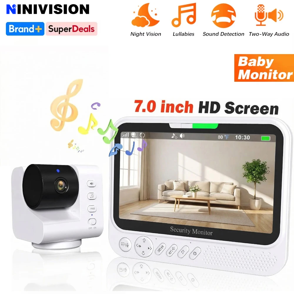 Smart Baby Monitor 7inch HD Sc - Smart Baby Night Light recension och pris