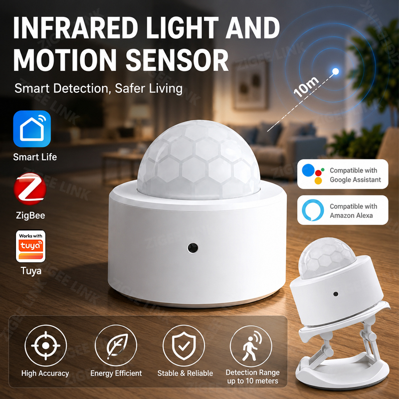 ZigBee 3.0 PIR Motion Sensor W - Zigbee Gateway recension och pris