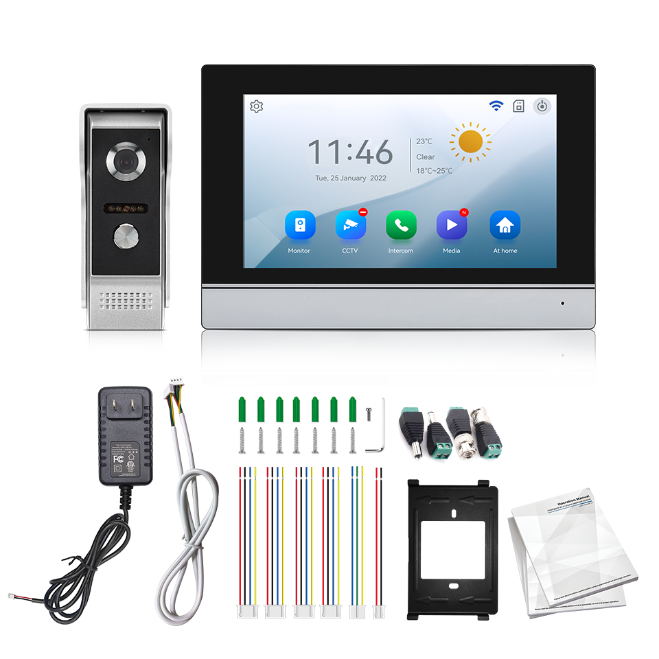 7Inch IPS Screen 2MP  Tuya Rem - Wifi Doorbell Camera recension och pris