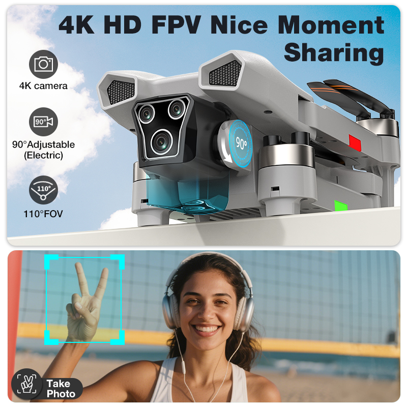 NEW Hot L017 Pro Drone Brushle - Smart Home Camera recension och pris