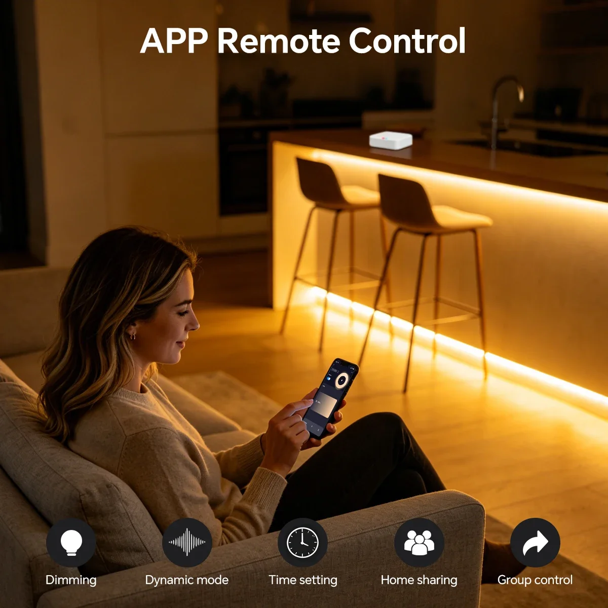 Zigbee 3.0 24V Neon LED Strip  - Smart Home Kitchen recension och pris