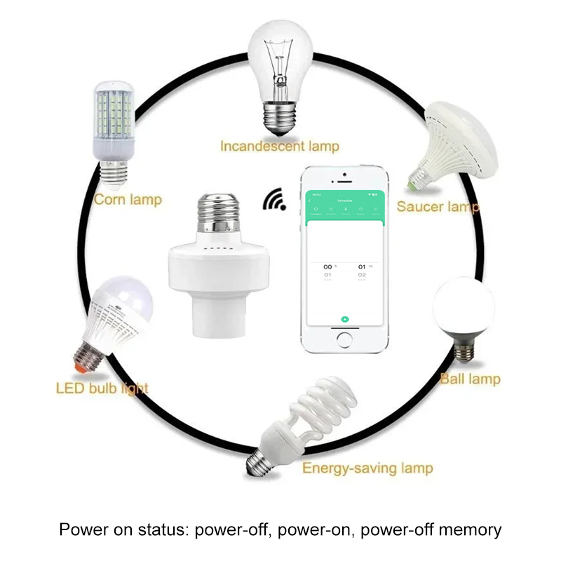 Tuya Smart E27 Socket Switch A - Smart Home Lighting recension och pris
