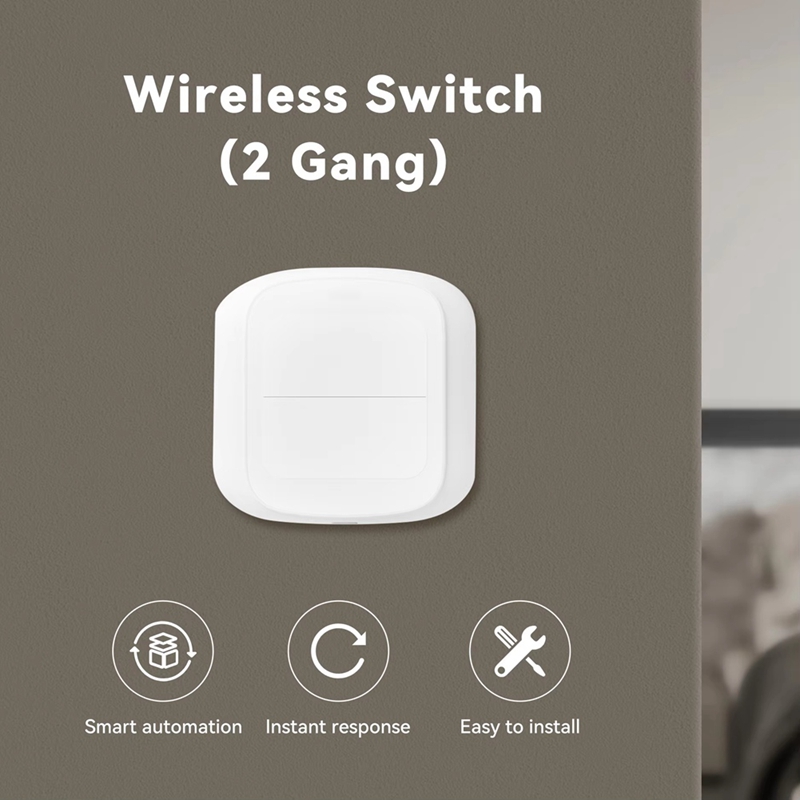 ●Tuya WIFI 2 Gang Scene Button - Smart Home Control Panel recension och pris