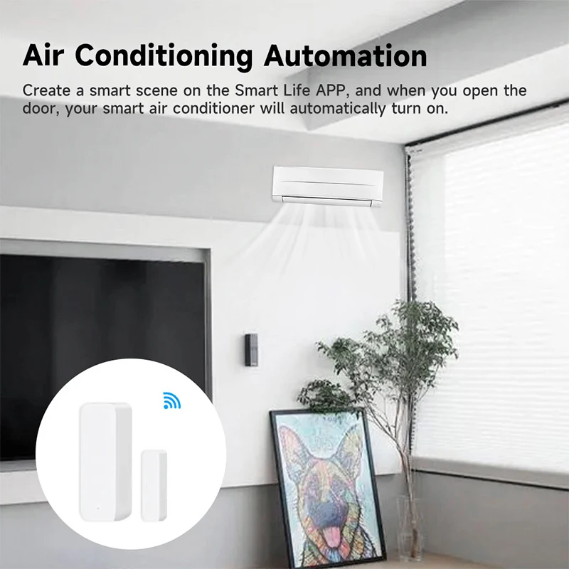 Tuya WiFi Smart Door Sensor Do - Smart Home Automation System recension och pris