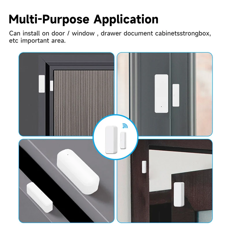 Tuya WiFi Smart Door Sensor Do - Smart Home Automation System recension och pris