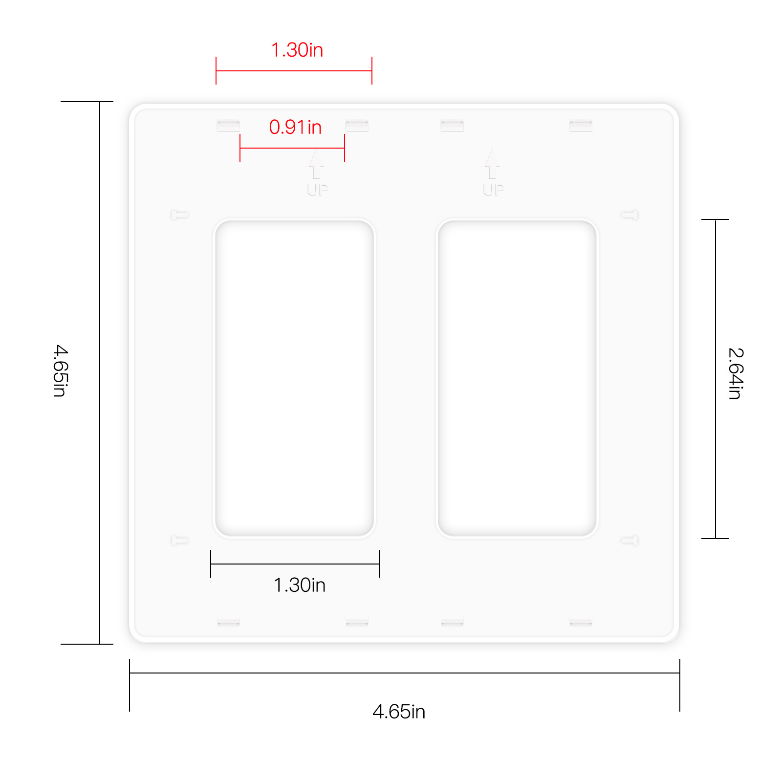 US、EU Type Switch Panel 2/3/4  - Smart Home Kitchen recension och pris