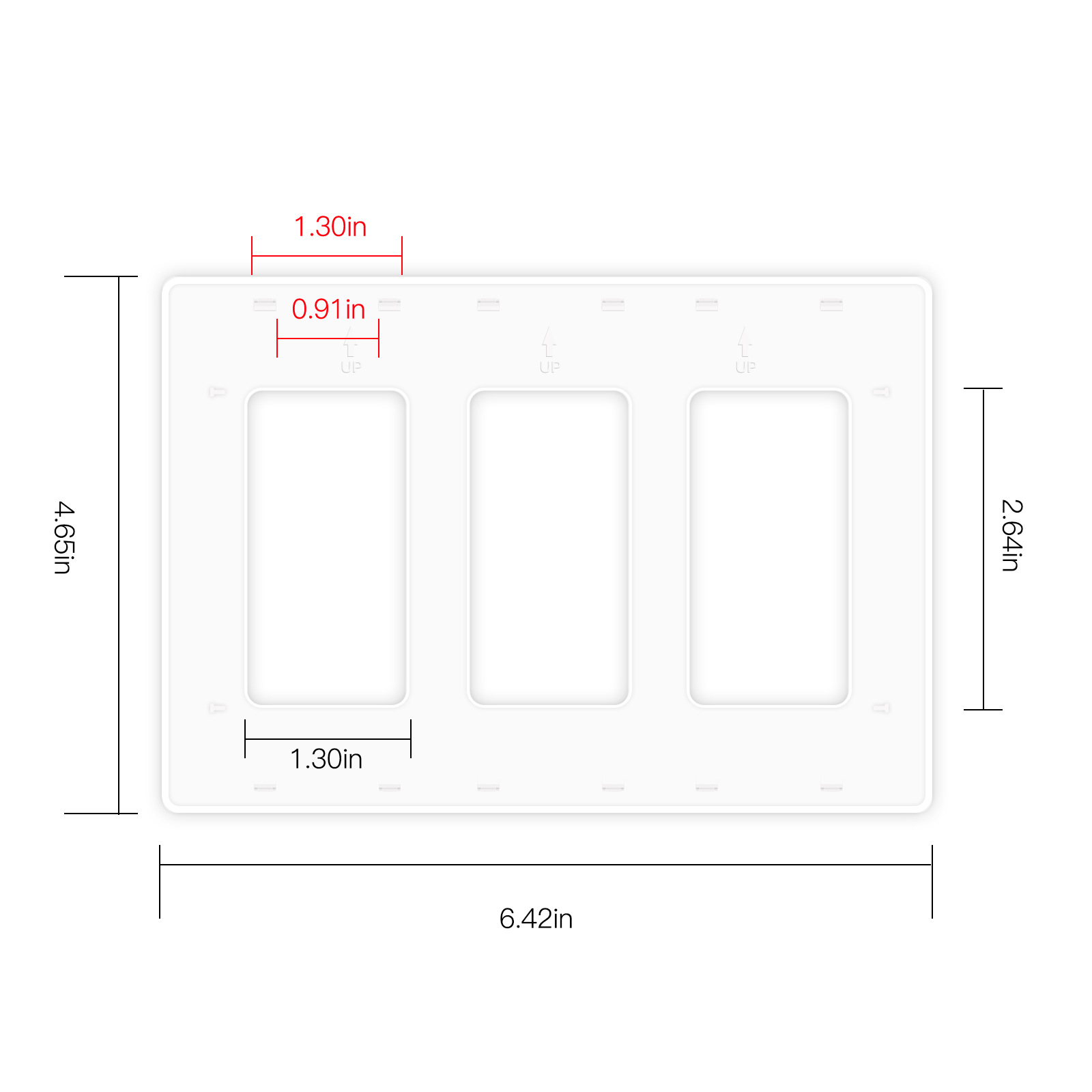 US、EU Type Switch Panel 2/3/4  - Smart Home Kitchen recension och pris