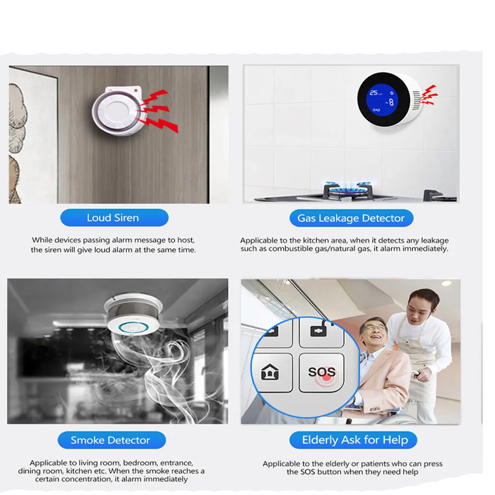 PGST 4G Tuya Smart Home Alarm  - Smart Home Automation System recension och pris