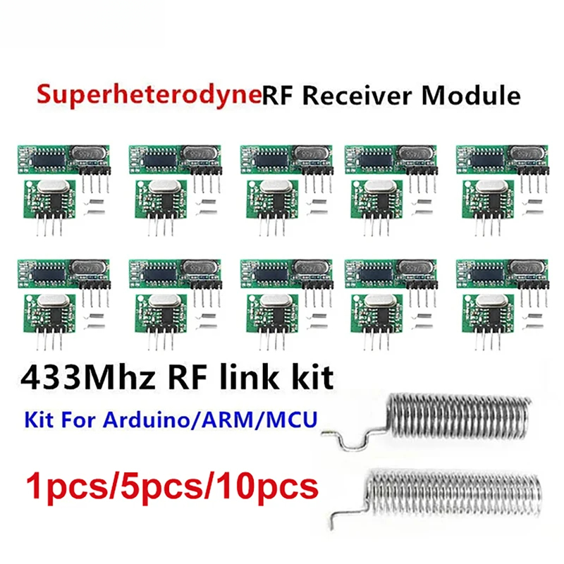 433Mhz RF Transmitter and Rece - Smart Home Arduino Project recension och pris