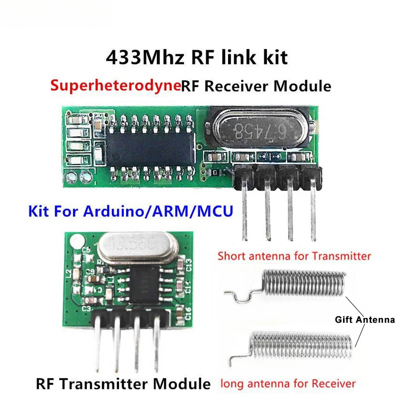 433Mhz RF Transmitter and Rece - Smart Home Arduino Project recension och pris