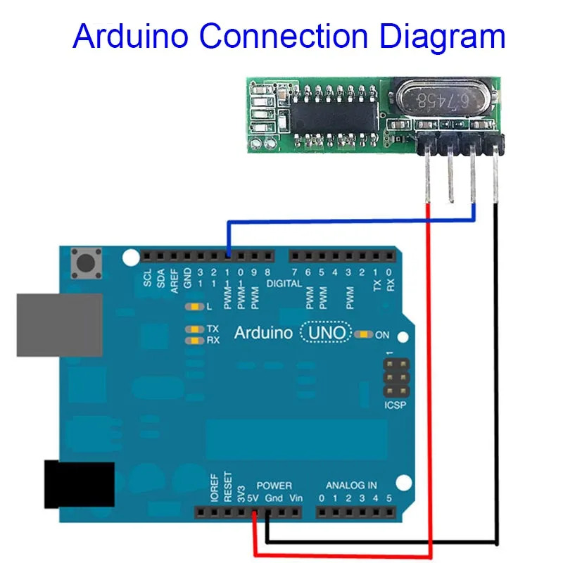 433Mhz RF Transmitter and Rece - Smart Home Arduino Project recension och pris